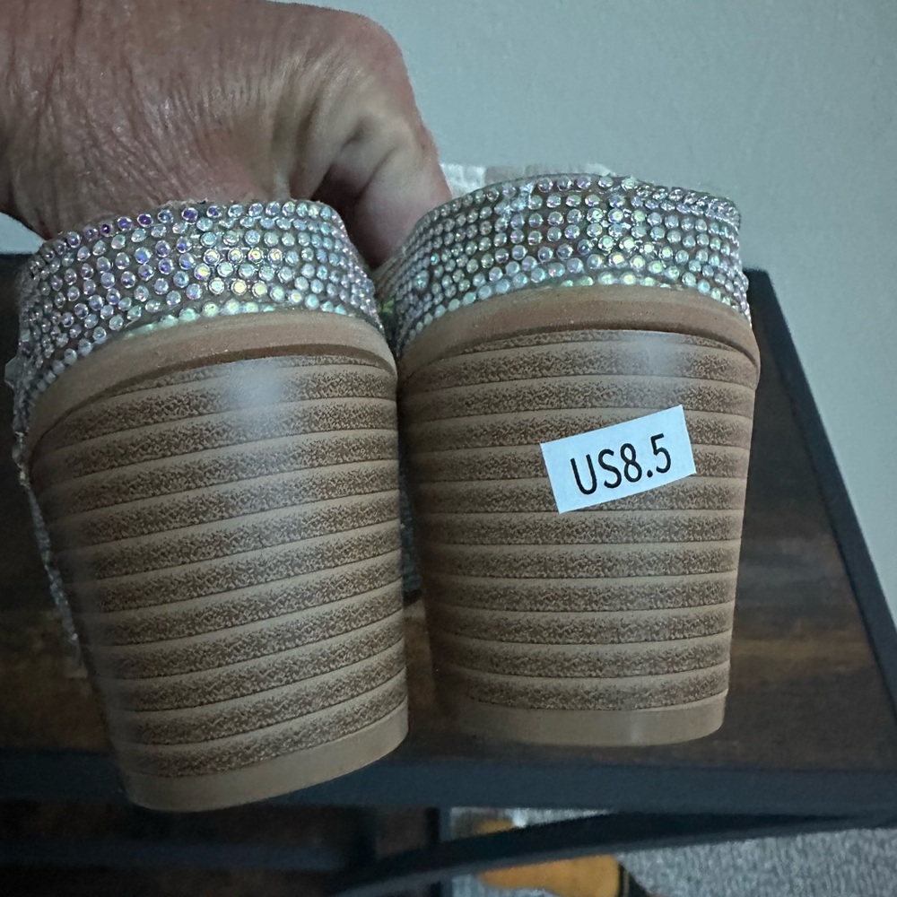 NWOT  Embellished Women's Ankle Boots - Picture 4 of 5